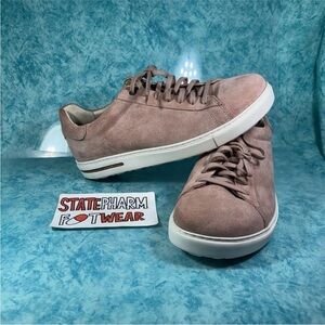 Birkenstock Bend Dusty Pink Men’s Low Top Suede Casual Shoes Sneakers Size 11